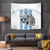 Custom Botswana Football Tapestry Come On Zebras