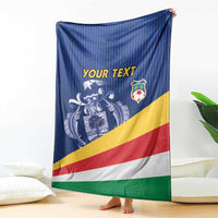 Custom Seychelles Beach Soccer 2025 Blanket Flag Style