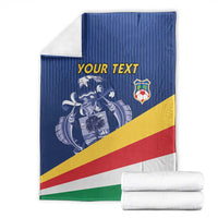 Custom Seychelles Beach Soccer 2025 Blanket Flag Style