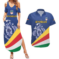 Custom Seychelles Beach Soccer 2025 Couples Matching Summer Maxi Dress and Hawaiian Shirt Flag Style