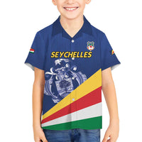 Custom Seychelles Beach Soccer 2025 Family Matching Summer Maxi Dress and Hawaiian Shirt Flag Style