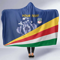 Custom Seychelles Beach Soccer 2025 Hooded Blanket Flag Style