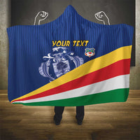 Custom Seychelles Beach Soccer 2025 Hooded Blanket Flag Style