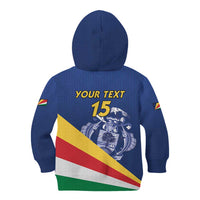 Custom Seychelles Beach Soccer 2025 Kid Hoodie Flag Style