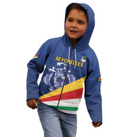 Custom Seychelles Beach Soccer 2025 Kid Hoodie Flag Style