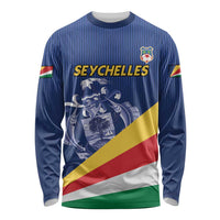 Custom Seychelles Beach Soccer 2025 Long Sleeve Shirt Flag Style