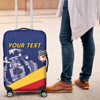 Custom Seychelles Beach Soccer 2025 Luggage Cover Flag Style