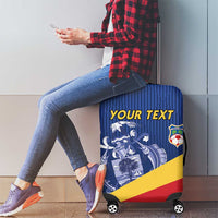 Custom Seychelles Beach Soccer 2025 Luggage Cover Flag Style