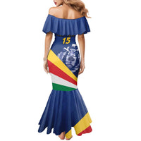 Custom Seychelles Beach Soccer 2025 Mermaid Dress Flag Style