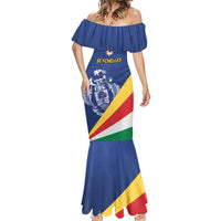 Custom Seychelles Beach Soccer 2025 Mermaid Dress Flag Style