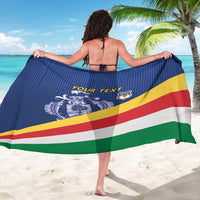 Custom Seychelles Beach Soccer 2025 Sarong Flag Style