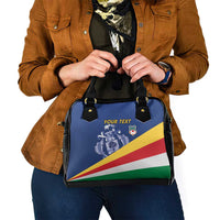 Custom Seychelles Beach Soccer 2025 Shoulder Handbag Flag Style