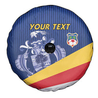 Custom Seychelles Beach Soccer 2025 Spare Tire Cover Flag Style