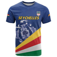 Custom Seychelles Beach Soccer 2025 T Shirt Flag Style