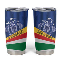 Custom Seychelles Beach Soccer 2025 Tumbler Cup Flag Style