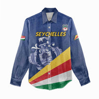 Custom Seychelles Beach Soccer 2025 Women Casual Shirt Flag Style