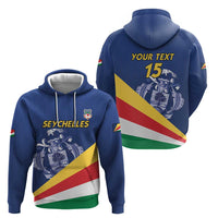 Custom Seychelles Beach Soccer 2025 Zip Hoodie Flag Style