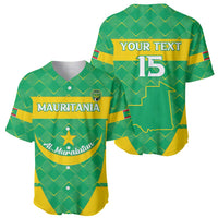 Custom Mauritania Beach Soccer 2025 Baseball Jersey Go Al-Murabitun Go
