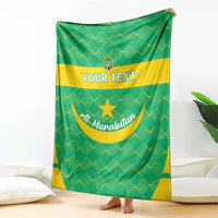 Custom Mauritania Beach Soccer 2025 Blanket Go Al-Murabitun Go