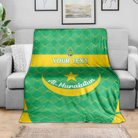 Custom Mauritania Beach Soccer 2025 Blanket Go Al-Murabitun Go