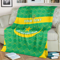 Custom Mauritania Beach Soccer 2025 Blanket Go Al-Murabitun Go