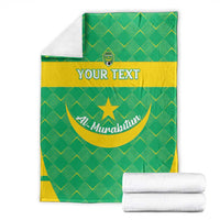 Custom Mauritania Beach Soccer 2025 Blanket Go Al-Murabitun Go