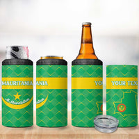 Custom Mauritania Beach Soccer 2025 4 in 1 Can Cooler Tumbler Go Al-Murabitun Go