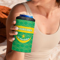 Custom Mauritania Beach Soccer 2025 4 in 1 Can Cooler Tumbler Go Al-Murabitun Go