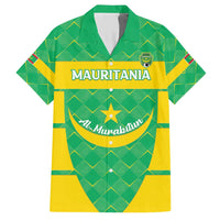 Custom Mauritania Beach Soccer 2025 Family Matching Short Sleeve Bodycon Dress and Hawaiian Shirt Go Al-Murabitun Go