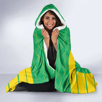 Custom Mauritania Beach Soccer 2025 Hooded Blanket Go Al-Murabitun Go