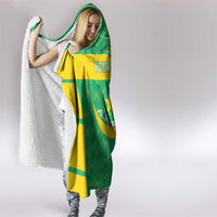 Custom Mauritania Beach Soccer 2025 Hooded Blanket Go Al-Murabitun Go