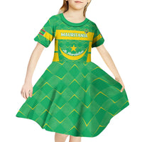 Custom Mauritania Beach Soccer 2025 Kid Short Sleeve Dress Go Al-Murabitun Go