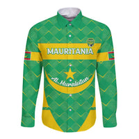 Custom Mauritania Beach Soccer 2025 Long Sleeve Button Shirt Go Al-Murabitun Go
