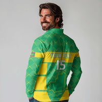 Custom Mauritania Beach Soccer 2025 Long Sleeve Polo Shirt Go Al-Murabitun Go