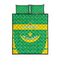 Custom Mauritania Beach Soccer 2025 Quilt Bed Set Go Al-Murabitun Go