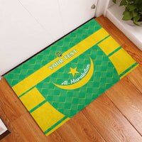 Custom Mauritania Beach Soccer 2025 Rubber Doormat Go Al-Murabitun Go