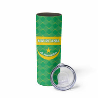 Custom Mauritania Beach Soccer 2025 Skinny Tumbler Go Al-Murabitun Go