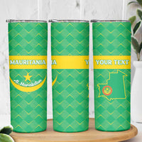 Custom Mauritania Beach Soccer 2025 Skinny Tumbler Go Al-Murabitun Go