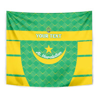 Custom Mauritania Beach Soccer 2025 Tapestry Go Al-Murabitun Go