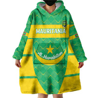 Custom Mauritania Beach Soccer 2025 Wearable Blanket Hoodie Go Al-Murabitun Go