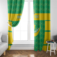 Custom Mauritania Beach Soccer 2025 Window Curtain Go Al-Murabitun Go