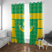 Custom Mauritania Beach Soccer 2025 Window Curtain Go Al-Murabitun Go