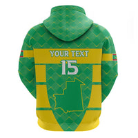 Custom Mauritania Beach Soccer 2025 Zip Hoodie Go Al-Murabitun Go
