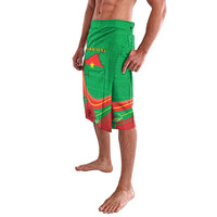 Personalised Burkina Faso Independence Day Lavalava Coat Of Arms With Rose