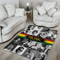 African-American Black Music Month Area Rug Legends Tribute