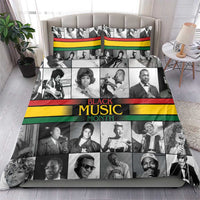 African-American Black Music Month Bedding Set Legends Tribute