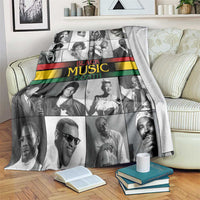 African-American Black Music Month Blanket Legends Tribute