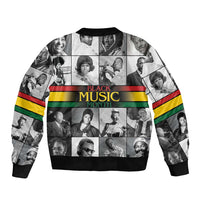 African-American Black Music Month Bomber Jacket Legends Tribute