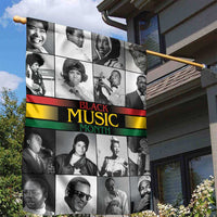 African-American Black Music Month Garden Flag Legends Tribute