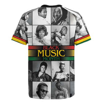 African-American Black Music Month Rugby Jersey Legends Tribute